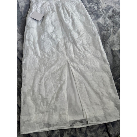 Lulus Brand New with Tags Size Small From This Day Floral Jacquard Strapless Mid - Picture 16 of 16